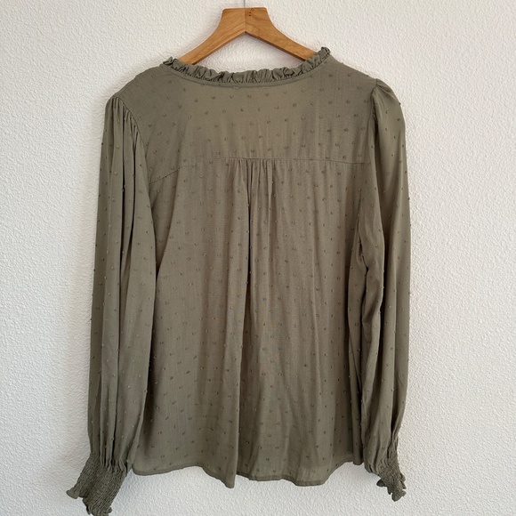 mine floral long sleeve blouse Large - Picture 8 of 11